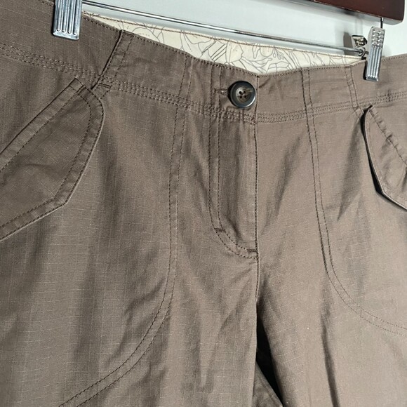 MEC Mountain Equipment Co-Op Brown Capri Cargo Ripstop Hiking Pants 6 - Picture 6 of 13